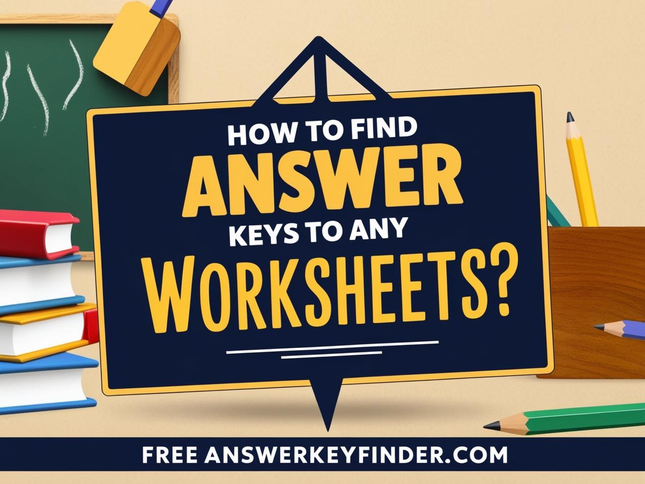 How to Find Answer Key to Any Worksheets